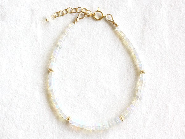 14KGF エチオピアオパール ブレスレット