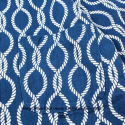 藍染 ハンドメイド 抜染 半袖 Aloha シャツ 3枚目の画像
