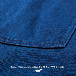 藍染め オーバーオール デッキパンツ USN overalls 8枚目の画像