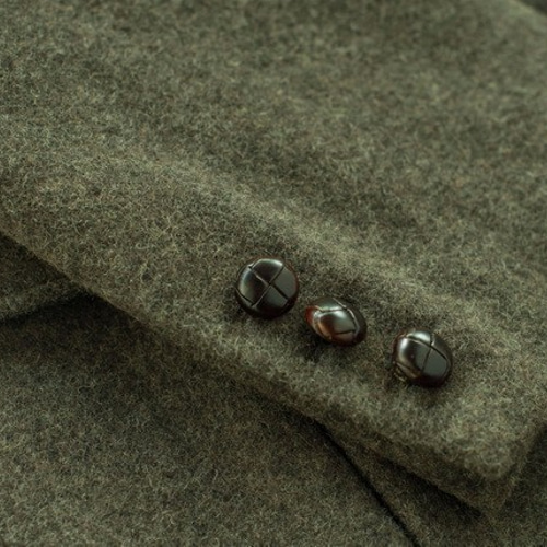【新品】DORMEUIL生地使用 メンズ サファリジャケット S (M) カーキ サファリジャケット/サウサンプトン(リネン)(MEN) 全2色