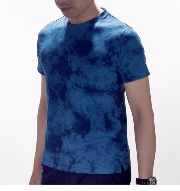 絞り染め Tシャツ shibori tee 2枚目の画像