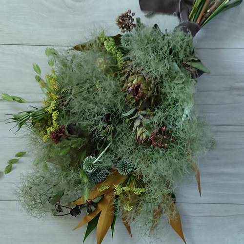 専用＊アーティチョーク&スモークツリー ドライフラワースワッグ