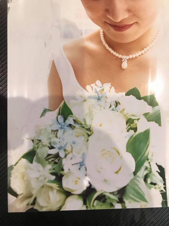 【メモリアルギフト(フルオーダーメイド)】結婚記念日に…結婚式当時のブーケを再現します(プリザーブドフラワー） 5枚目の画像
