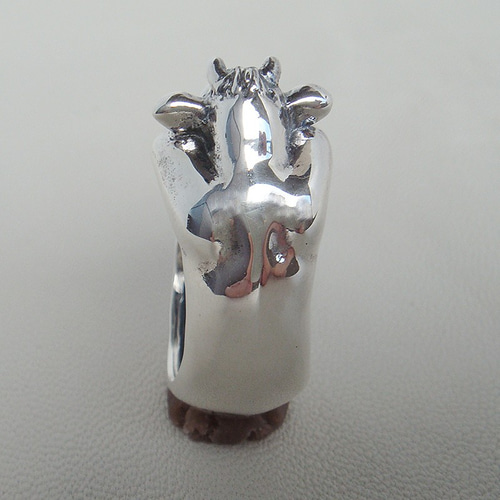 仔うしリング こうしリング シルバーアクセサリー 動物モチーフ 仔うしリング こうしリング シルバーアクセサリー 動物モチーフ