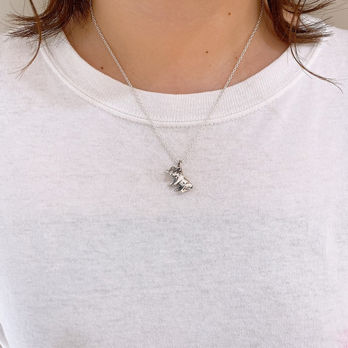 仔うしペンダント【丑】 シルバーアクセサリー ウシ 牛 動物 仔うしペンダント【丑】 シルバーアクセサリー ウシ 牛 動物