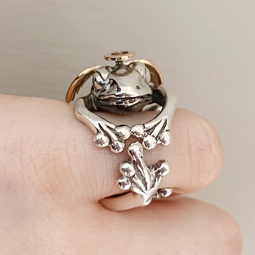 断捨離　アンティーク？　ビンテージ？　指輪　アクセサリー　カエル 断捨離 アンティーク？ ビンテージ？ 指輪 アクセサリー カエル様専用