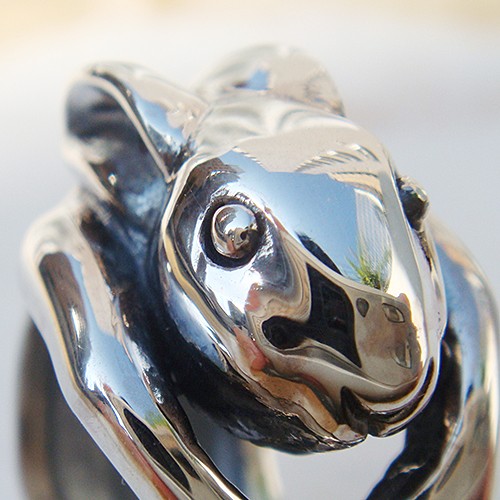 うさぎ（ウサギ）リング【卯】　シルバーアクセサリー　動物　アニマルモチーフ　SV925　ギフト対応