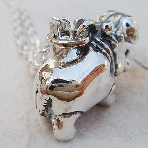 完成品 かば（カバ）ペンダント シルバーアクセサリー 動物モチーフ 小物