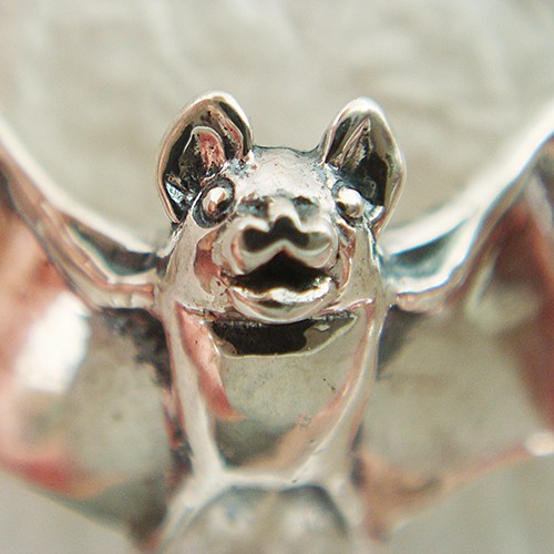 コウモリペンダント シルバーアクセサリー こうもり 動物 アニマル