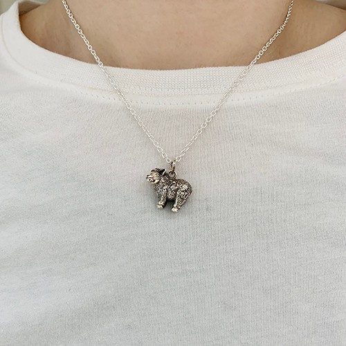 ひつじ（羊）ペンダント【未】 シルバーアクセサリー 動物 アニマル