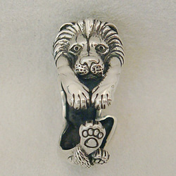 マイドッグリング 犬種ポメラニアン SV925 天然ダイヤ入り 指輪