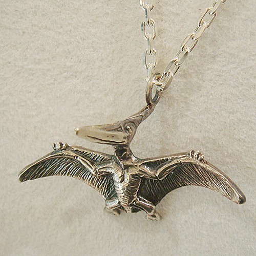 プテラノドンペンダント　シルバーアクセサリー　恐竜　ダイナソー　ギフト対応　SV925