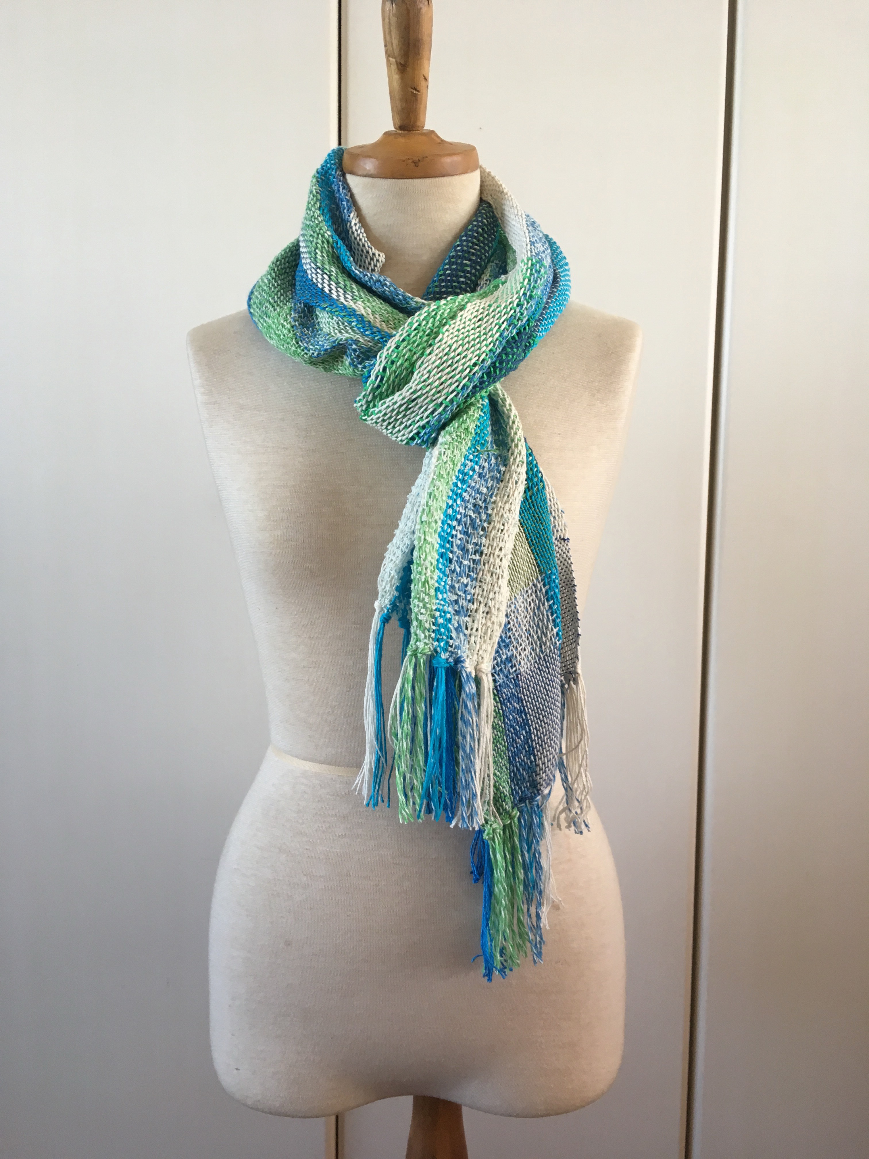 手織りストール