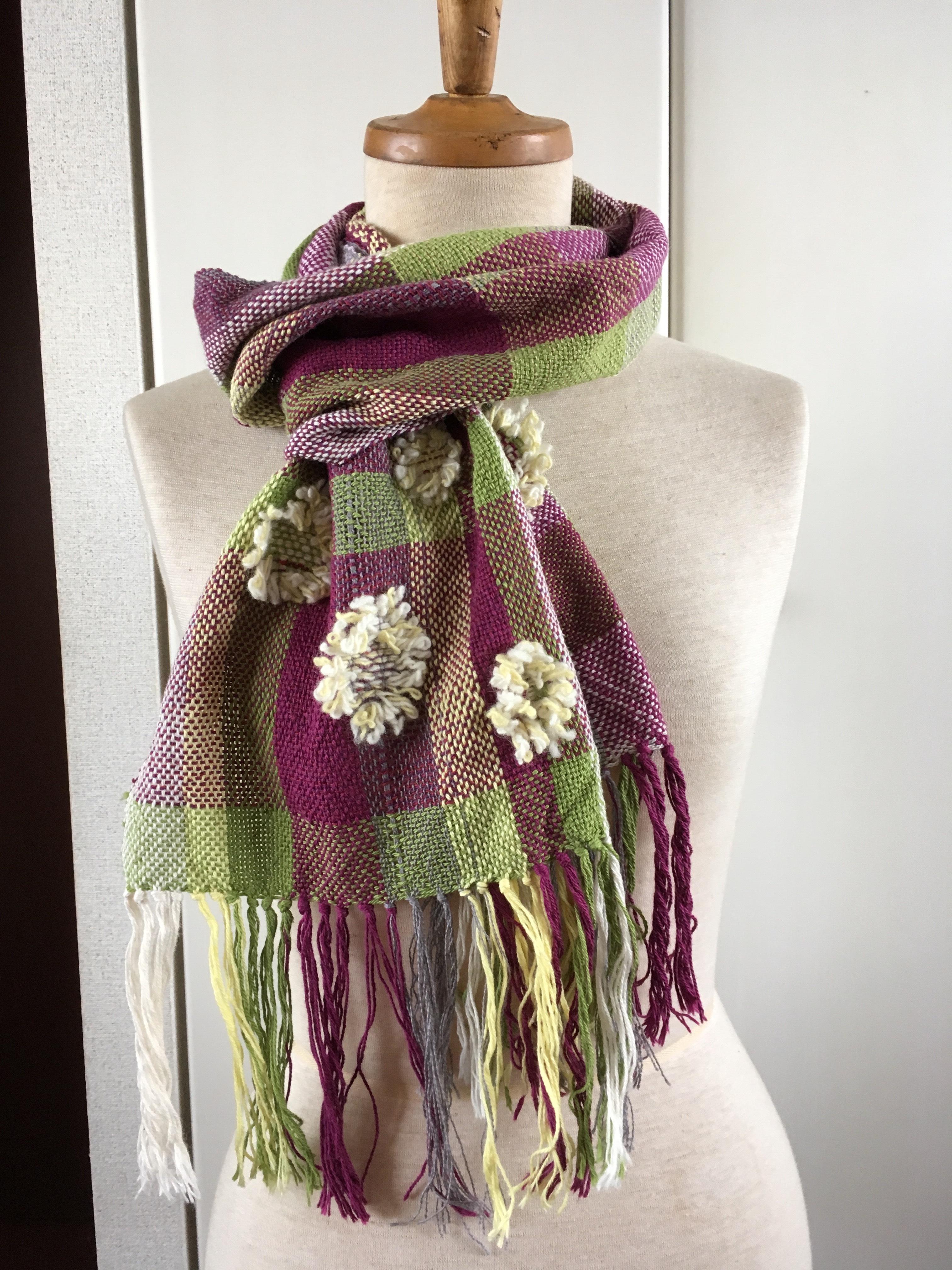 手織りストール