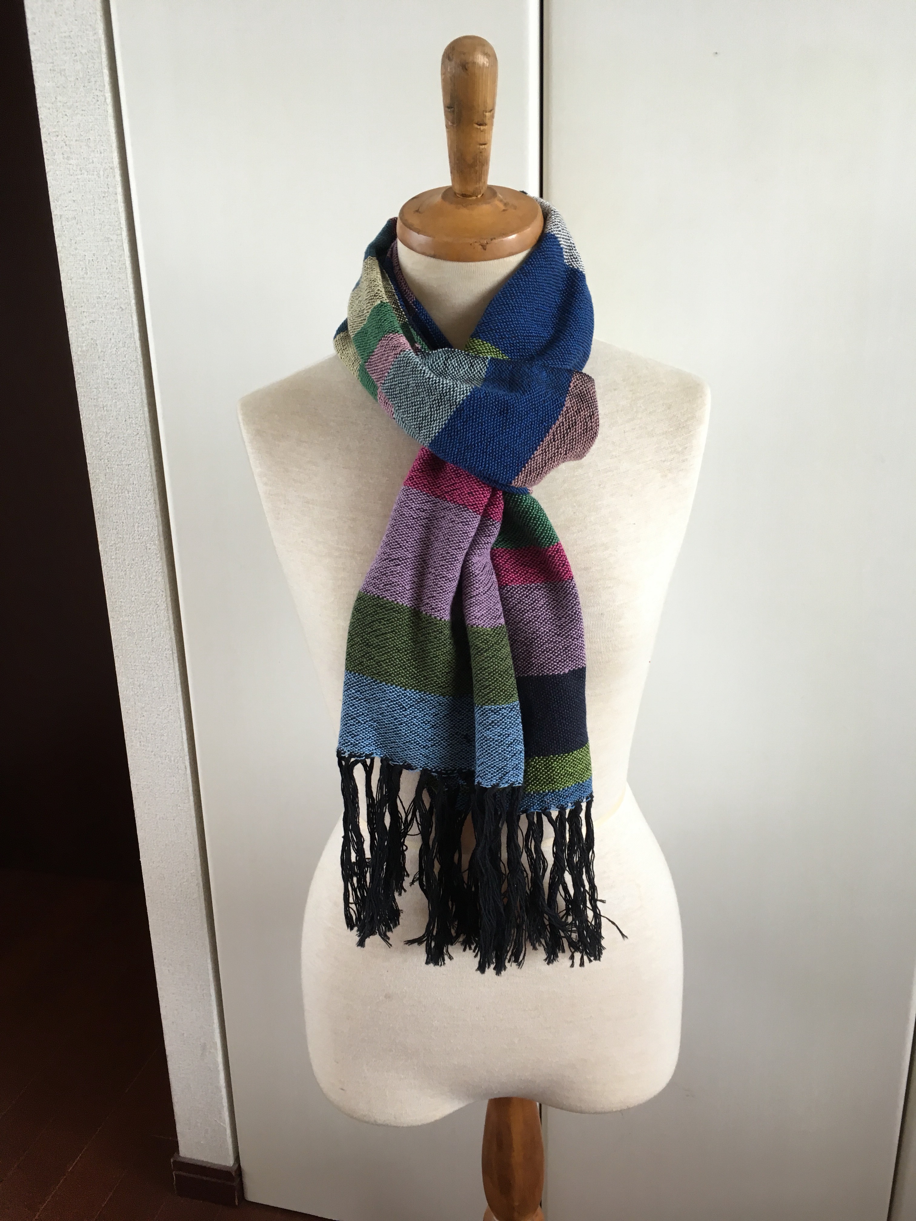 手織りストール