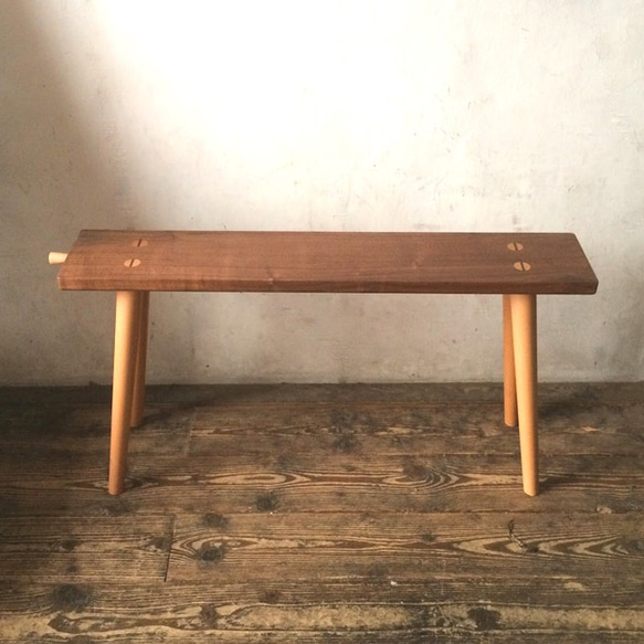 新品 TIMELESS CRAFT 目黒通り ウォールナット ソリッド ベンチ 新品 TIMELESS CRAFT 目黒通り ウォールナット ソリッド ベンチ