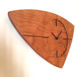掛け時計　”トライアングル”　チェリー 3枚目の画像