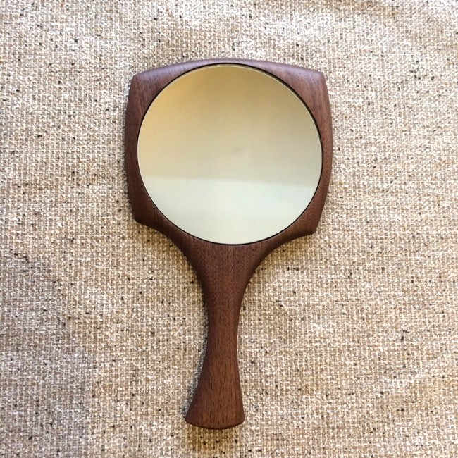 手鏡　＜ウォールナット＞