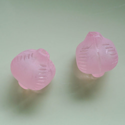 Lantern Pink Beads (4pcs) 3枚目の画像