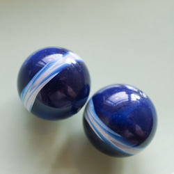 Blue Line Beads (2pcs) 3枚目の画像