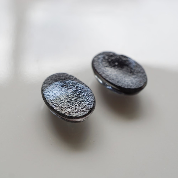 1960's Glass Black Cabochon (2pcs) 7枚目の画像