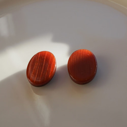 1980's Brown Cabochon (2pcs) 5枚目の画像