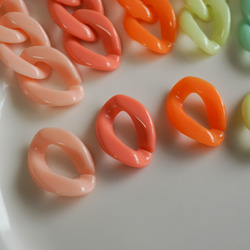 Acrylic Chain Parts 【20pcs】 -Pastel- 7枚目の画像