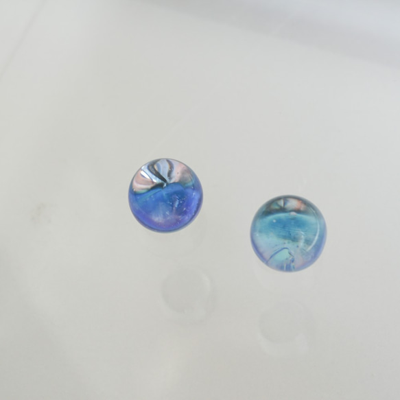 Glass Circle Cabochon (2pcs) 5枚目の画像