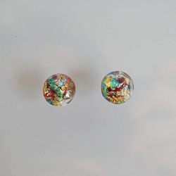 1960's Multi Color Cabochon (2pcs) 3枚目の画像