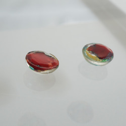 1960's Multi Color Cabochon (2pcs) 6枚目の画像