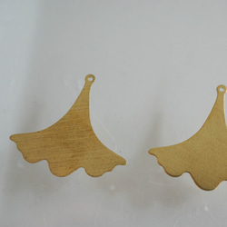 Ginkgo Motif Charm (2pcs) 5枚目の画像