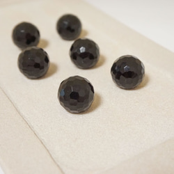 Sphere Cabochon -Black- (2pcs) 1枚目の画像