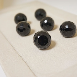 Sphere Cabochon -Black- (2pcs) 4枚目の画像