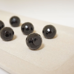 Sphere Cabochon -Black- (2pcs) 6枚目の画像