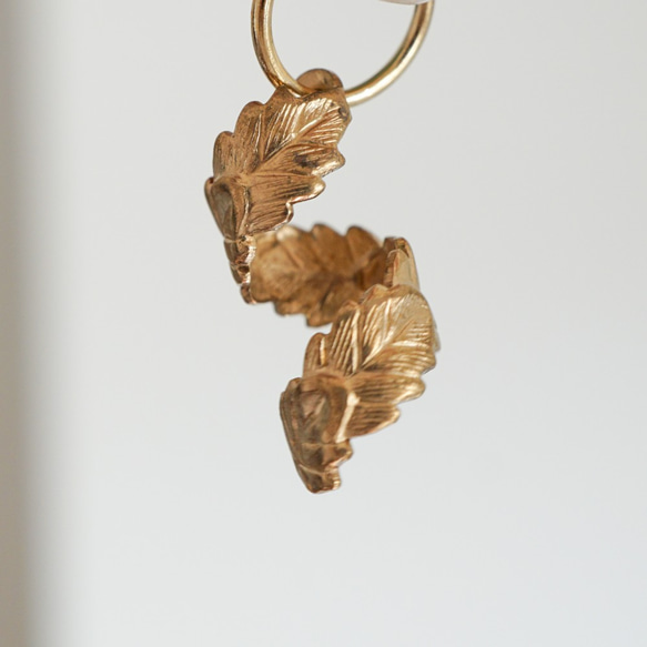 Leaf Twist Charm (2pcs) 3枚目の画像