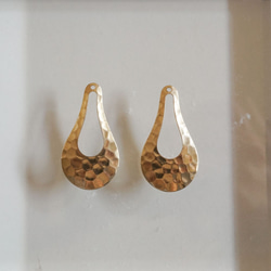 Hammered Drop Charm (2pcs) 1枚目の画像