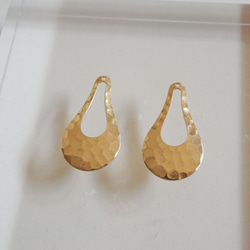 Hammered Drop Charm (2pcs) 5枚目の画像