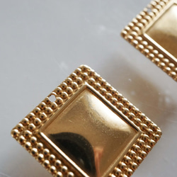 Square Pendant Charm (2pcs) 5枚目の画像