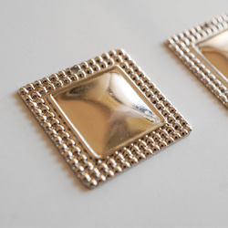 Square Pendant Charm (2pcs) 3枚目の画像