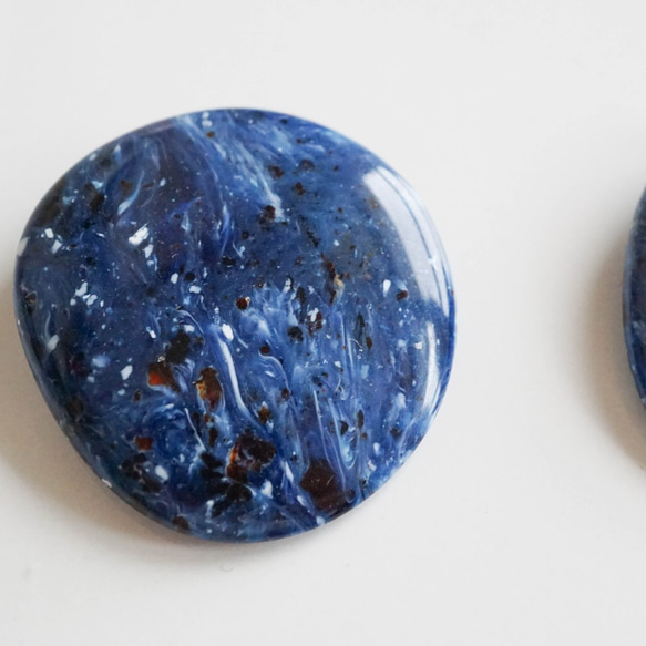 1970's Blue Nugget Cabochon (2pcs) 3枚目の画像