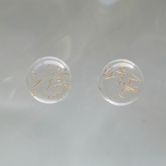 Clear Flake Cabochon (2pcs) 3枚目の画像