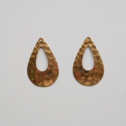 Hammered Drop Charm (2pcs) 1枚目の画像