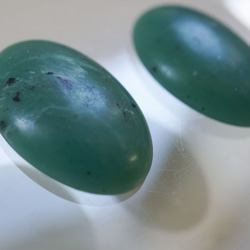 Matte Green Cabochon (2pcs) 4枚目の画像