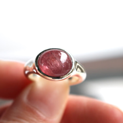 Pinkish galaxy ruby ring【ルビー×シルバーリング】 2枚目の画像