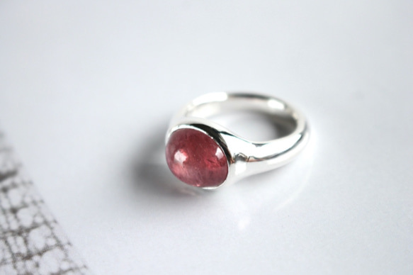 Pinkish galaxy ruby ring【ルビー×シルバーリング】 7枚目の画像