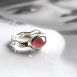 Fruity pink ruby ring【ルビー×シルバーリング】 3枚目の画像