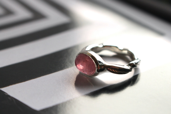 Fruity pink ruby ring【ルビー×シルバーリング】 6枚目の画像