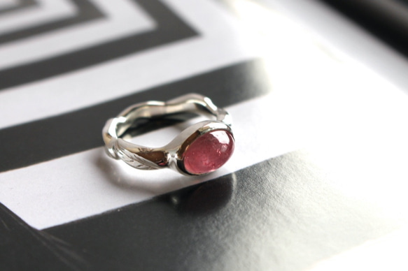 Fruity pink ruby ring【ルビー×シルバーリング】 4枚目の画像