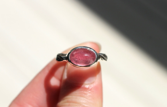 Fruity pink ruby ring【ルビー×シルバーリング】 5枚目の画像