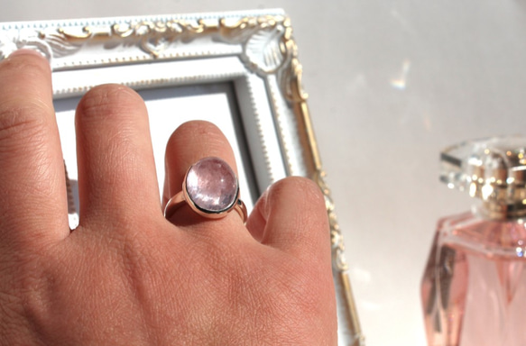 clarity pink ring（モルガナイト リング） 5枚目の画像